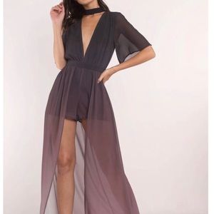 Tobi — Sending love ombré romper maxi dress